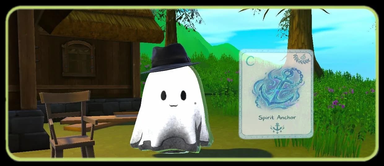 The protagonist exploring the game world